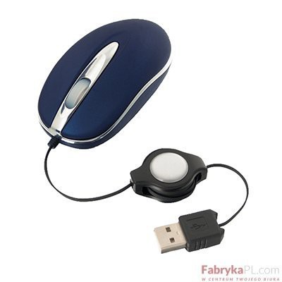 Mysz mini optyczna TRACER TRM-125 APUR BLUE USB- zwiajny niebieska