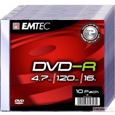 Płyta EMTEC DVD-R (25) 4.7GB x18 Cake Box