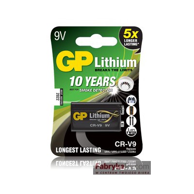 Bateria litowa 9V / U9VL 9.0V GPPVLCRV9009