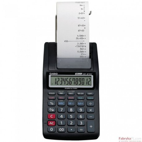 Kalkulator CASIO HR-8TEC z z drukarką karką