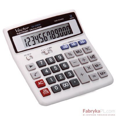 Kalkulator VECTOR DK209DM 12p .