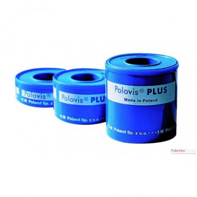 POLOVIS PLUS Hipoalergiczny uniwersalny przylepiec tkaninowy 5 m x 50 mm UU006386401