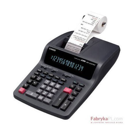 Kalkulator CASIO z drukarką DR-320RE