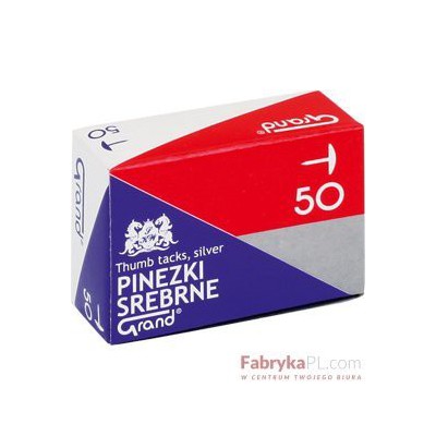 Pinezka srebrna S50 (10) GRAND