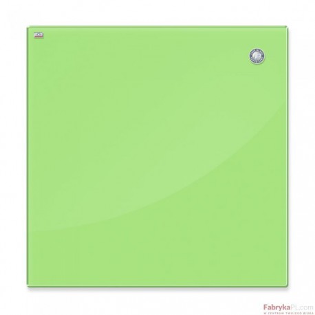 Tablica szklana magnetyczna 60x40cm jasna zieleń 2x3