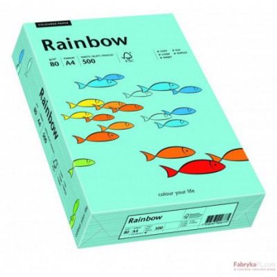 Papier xero kolorowy Rainbow morski 84