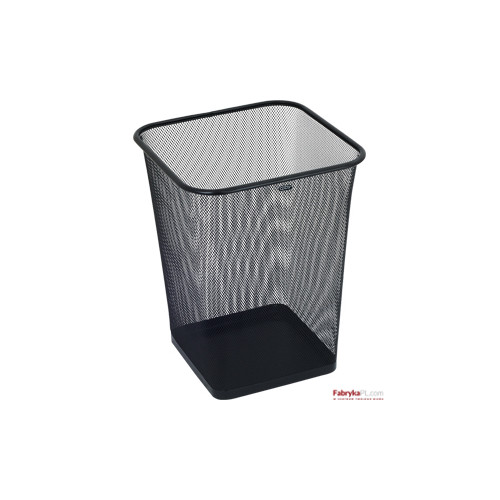 Kosz na papier kwadratowy 18l GR-017, czarny siatka GRAND 120-1459 SALE