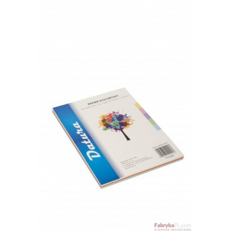 Papier xero kolorowy DATURA A4 160g (50) mix pastelowy
