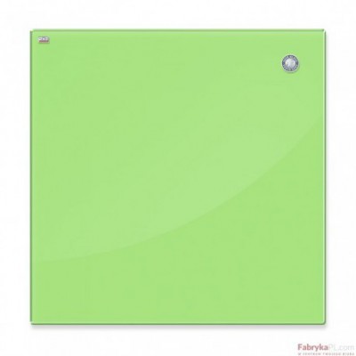 Tablica szklana magnetyczna 80x60 cm jasna zieleń 2x3