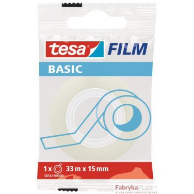 Taśma biurowa TESA BASIC 33m X15mm (10) 58568-0000-00