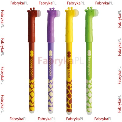 Długopis wymazywalny Happy Color "Żyrafy"