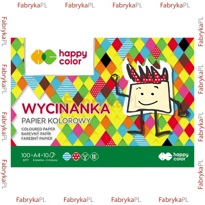 Blok Wycinanka A4/100g Happy Color