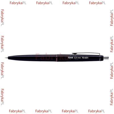 Długopis automatyczny TOMA ASYSTENT 0,5 mm - czarna obudowa