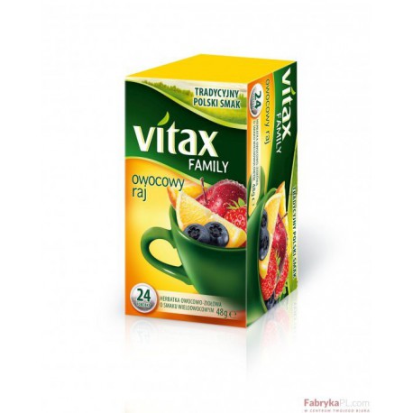 Herbata VITAX Family Owocowy Raj 24TB/ 48g