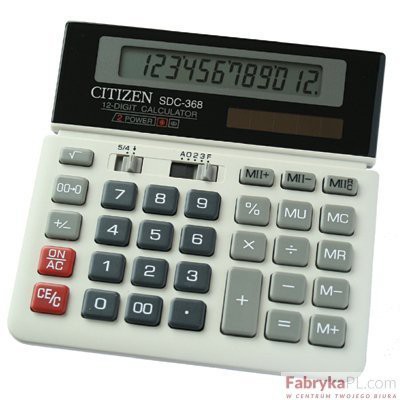 Kalkulator CITIZEN SDC368 .