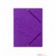 Teczka z gumką na rogach DATURA A4 preszpanowa fioletowa
