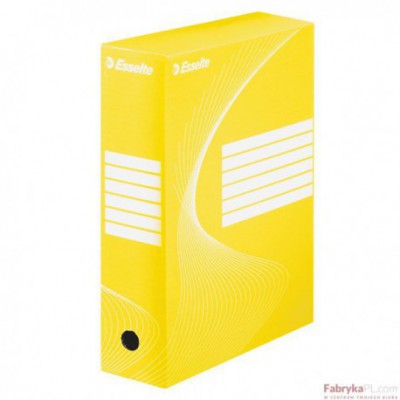 Pudełka archiwizacyjne ESSELTE BOXY 100 mm, żółte
