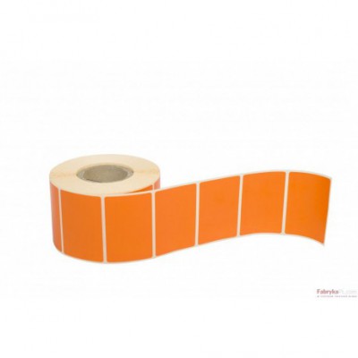 Etykieta rola DATURA 60x40 (4) termiczna pomarańczowa nawój 1000