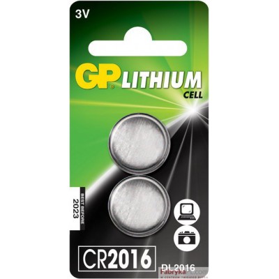 Bateria litowa GP CR2016-U2 3.0V GPPBL2016082