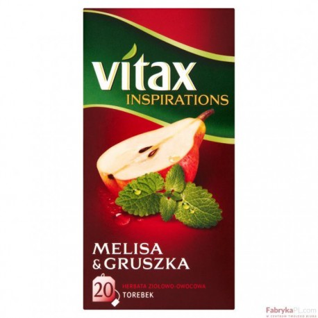 Herbata VITAX Inspirations Melisa&Gruszka 20TB/40g