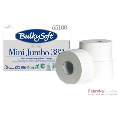 BulkySoft Premium Papier toaletowy mini jumbo, 2 warstwy 145m.