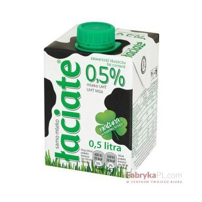 Mleko ŁACIATE UHT 0.5% 0.5L EXP0317