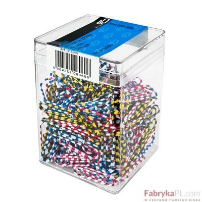 Spinacz zebra-28 (300) 6060 E&D PLASTIC plastikowe pudełko