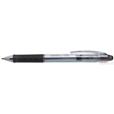 Długopis PENTEL SuperB RT BK717 RECYCOLOGY 75% Czarny