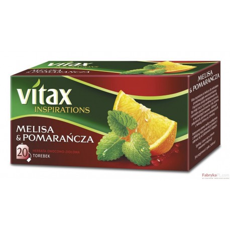 Herbata VITAX INSPIRATIONS Melisa&Pomarańcza 20TB/40g