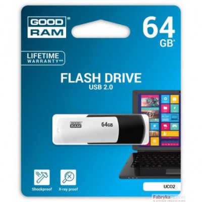 Pamięć USB GOODRAM 64GB UCO2 BLACK&WHITE USB 20